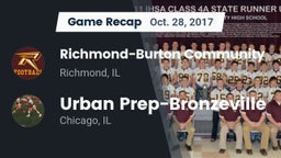 Recap: Richmond-Burton Community  vs. Urban Prep-Bronzeville  2017