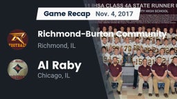 Recap: Richmond-Burton Community  vs. Al Raby  2017