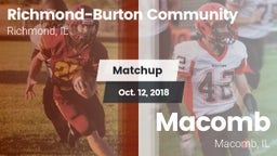 Matchup: Richmond-Burton Comm vs. Macomb  2018