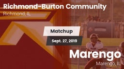 Matchup: Richmond-Burton Comm vs. Marengo  2019