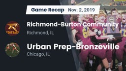 Recap: Richmond-Burton Community  vs. Urban Prep-Bronzeville  2019