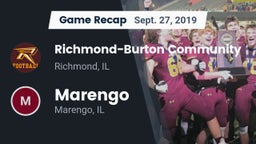 Recap: Richmond-Burton Community  vs. Marengo  2019
