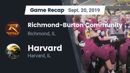 Recap: Richmond-Burton Community  vs. Harvard  2019