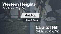 Matchup: Western Heights vs. Capitol Hill  2016
