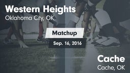 Matchup: Western Heights vs. Cache  2016