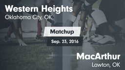 Matchup: Western Heights vs. MacArthur  2016