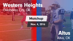 Matchup: Western Heights vs. Altus  2016