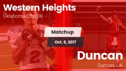 Matchup: Western Heights vs. Duncan  2017