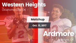 Matchup: Western Heights vs. Ardmore  2017