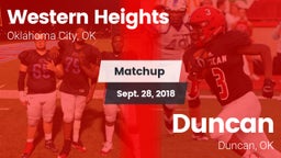 Matchup: Western Heights vs. Duncan  2018