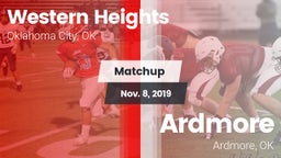 Matchup: Western Heights vs. Ardmore  2019