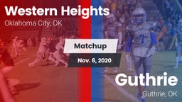 Matchup: Western Heights vs. Guthrie  2020