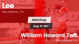 Matchup: Lee  vs. William Howard Taft  2017