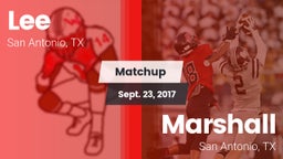 Matchup: Lee  vs. Marshall  2017