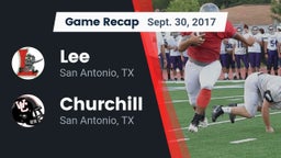 Recap: Lee  vs. Churchill  2017