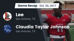 Recap: Lee  vs. Claudia Taylor Johnson 2017