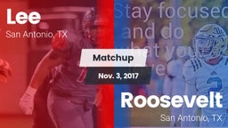 Matchup: Lee  vs. Roosevelt  2017