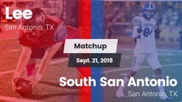 Matchup: Lee  vs. South San Antonio  2018