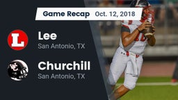 Recap: Lee  vs. Churchill  2018