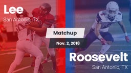 Matchup: Lee  vs. Roosevelt  2018