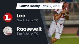 Recap: Lee  vs. Roosevelt  2018