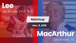 Matchup: Lee  vs. MacArthur  2018