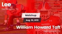 Matchup: Lee  vs. William Howard Taft  2019
