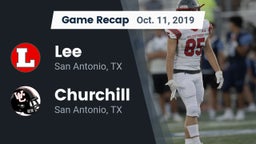 Recap: Lee  vs. Churchill  2019
