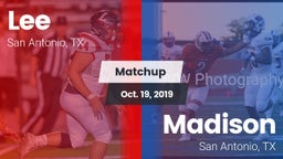 Matchup: Lee  vs. Madison  2019