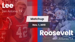 Matchup: Lee  vs. Roosevelt  2019