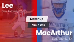 Matchup: Lee  vs. MacArthur  2019