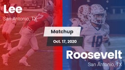 Matchup: Lee  vs. Roosevelt  2020