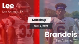 Matchup: Lee  vs. Brandeis  2020