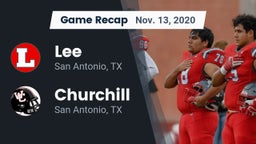 Recap: Lee  vs. Churchill  2020