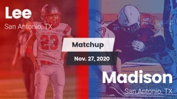 Matchup: Lee  vs. Madison  2020