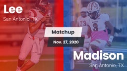 Matchup: Lee  vs. Madison  2020