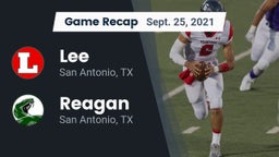 Recap: Lee  vs. Reagan  2021