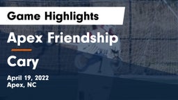 Apex Friendship  vs Cary  Game Highlights - April 19, 2022