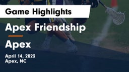 Apex Friendship  vs Apex  Game Highlights - April 14, 2023