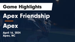 Apex Friendship  vs Apex  Game Highlights - April 16, 2024