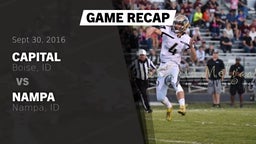 Recap: Capital  vs. Nampa  2016