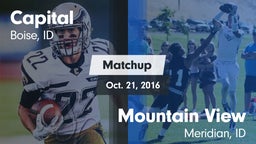 Matchup: Capital  vs. Mountain View  2016