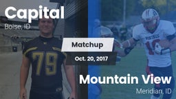 Matchup: Capital  vs. Mountain View  2017