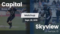 Matchup: Capital  vs. Skyview  2018