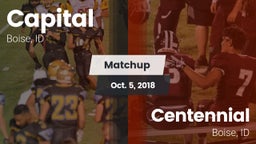 Matchup: Capital  vs. Centennial  2018