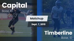Matchup: Capital  vs. Timberline  2019