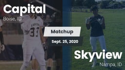 Matchup: Capital  vs. Skyview  2020