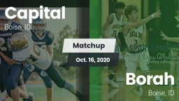 Matchup: Capital  vs. Borah  2020