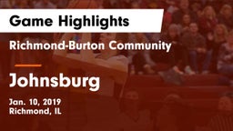 Richmond-Burton Community  vs Johnsburg  Game Highlights - Jan. 10, 2019