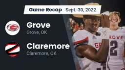 Recap: Grove  vs. Claremore  2022